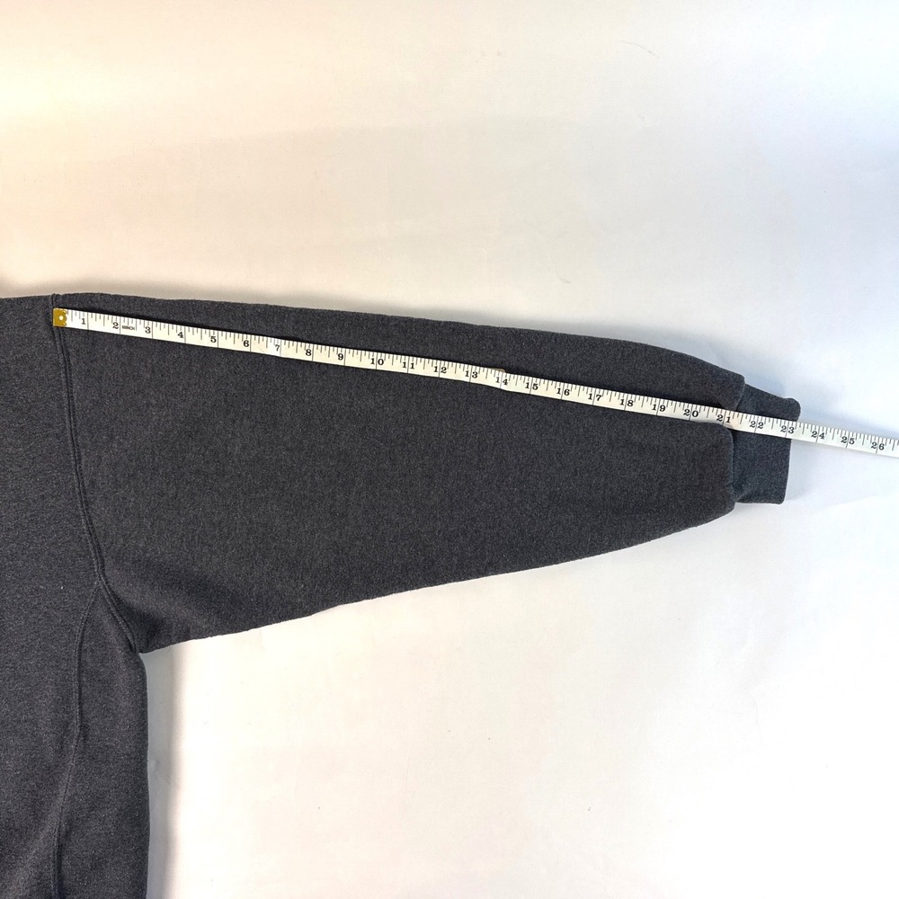 Russell Athletic Mens Gray Crewneck Sweatshirt Medium V-Stitch Y2K Vintage - Picture 6 of 8